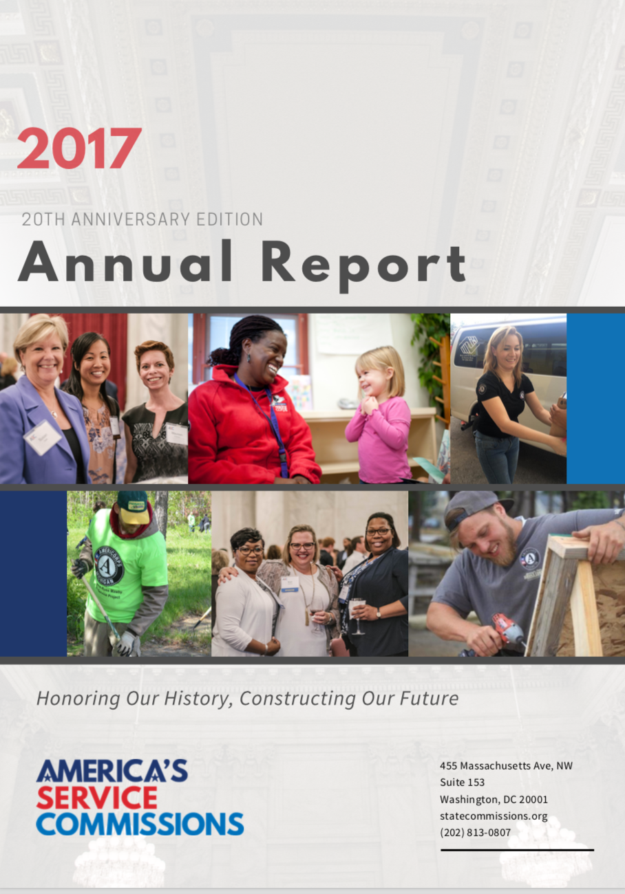 decorative. cover of 2017 ASC annual report.