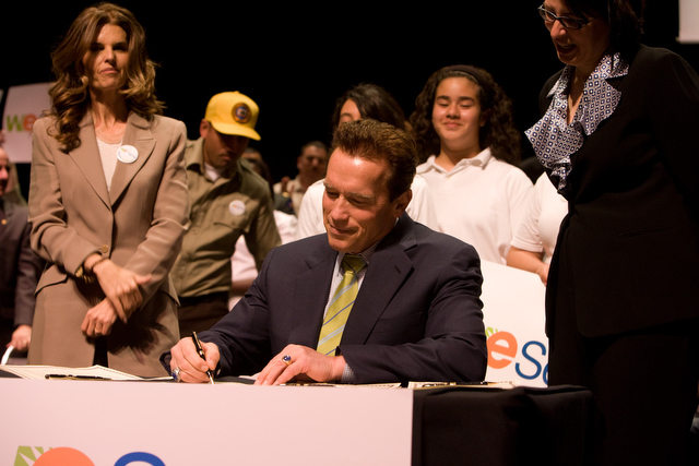 Governor Schwarzenegger at California Volunteers Event 2