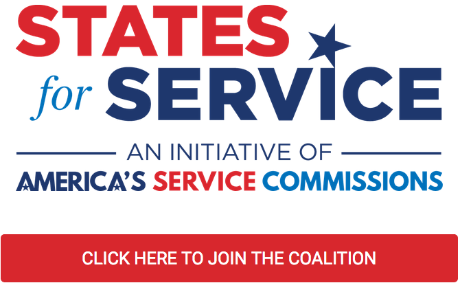 decorative. States for Service logo and button that says click here to join the coalition
