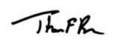 decorative. image of Tom Branen's signature