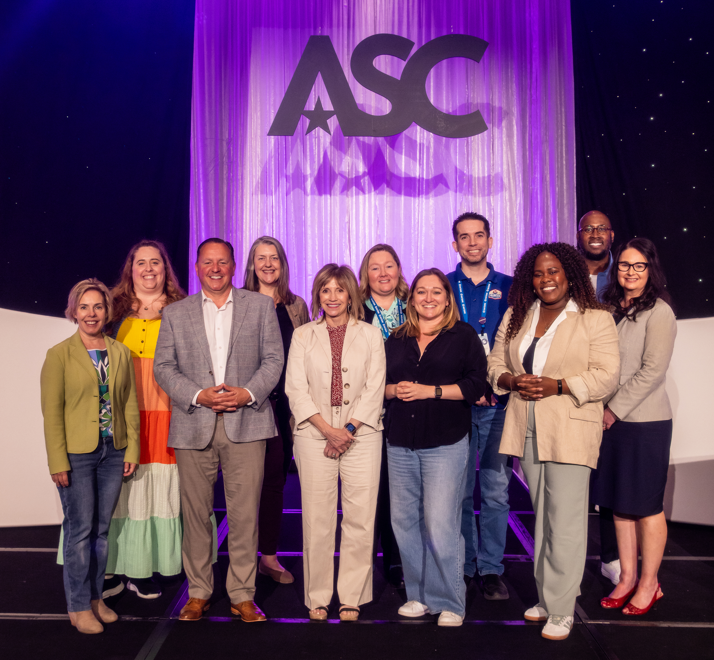 group photo of some of ASC's board members