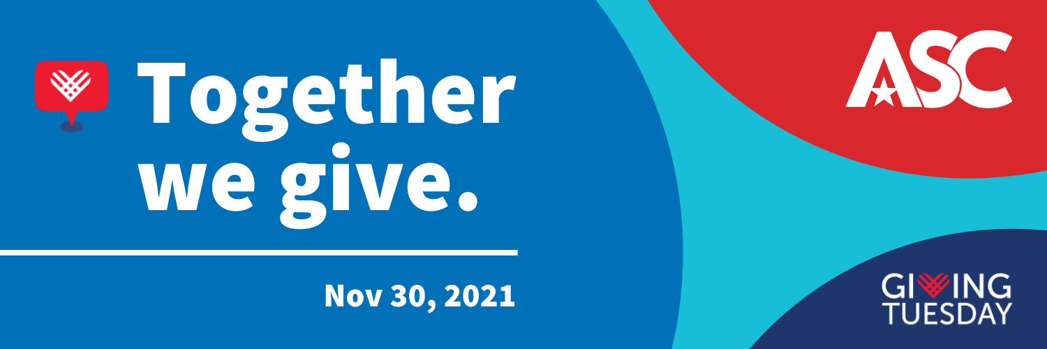 GivingTuesday graphic that reads "Together we give. Nov 30, 2021"